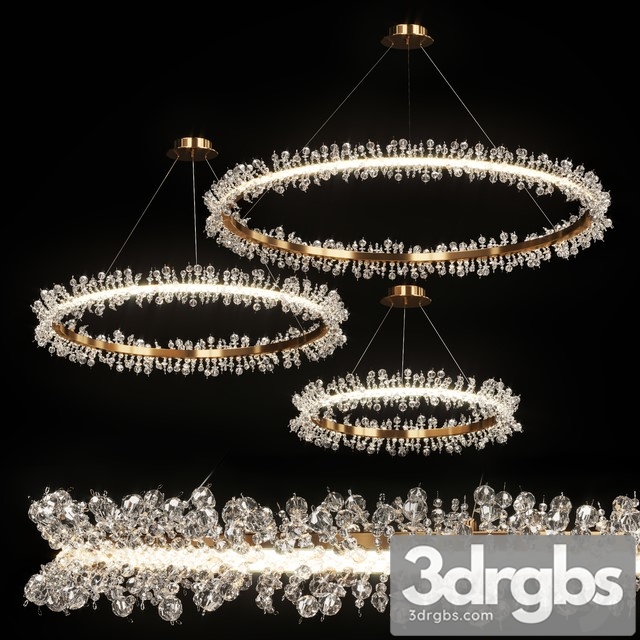 Crystal Ring Chandelier THERA 3dsmax Download - thumbnail 1