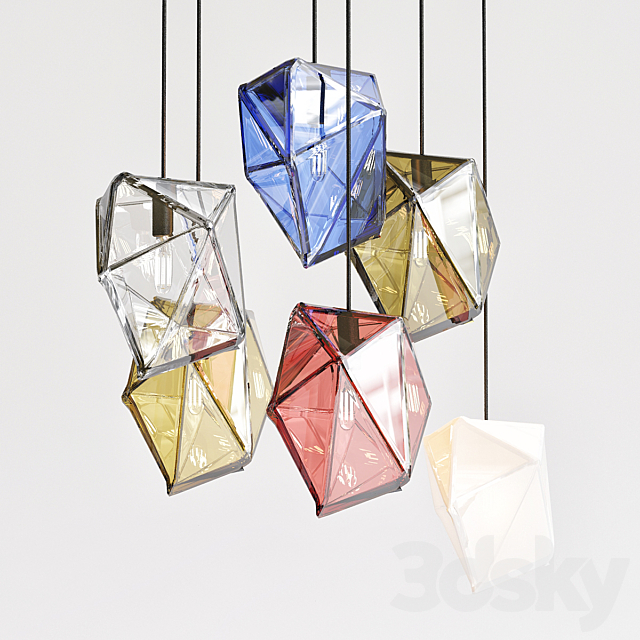 CRYSTAL ROCK Suspension light 3DSMax File - thumbnail 1