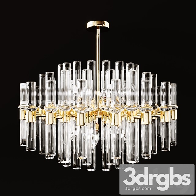 Crystal tubules pendant lamp - thumbnail 1