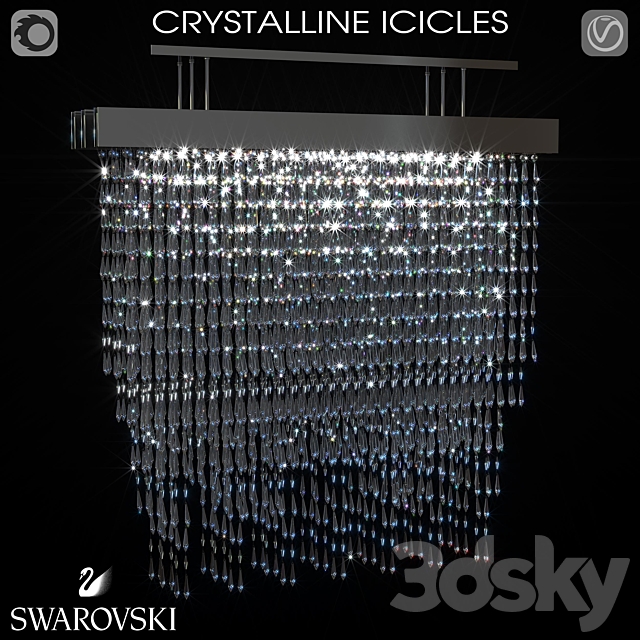 CRYSTALLINE ICICLES 3DSMax File - thumbnail 1