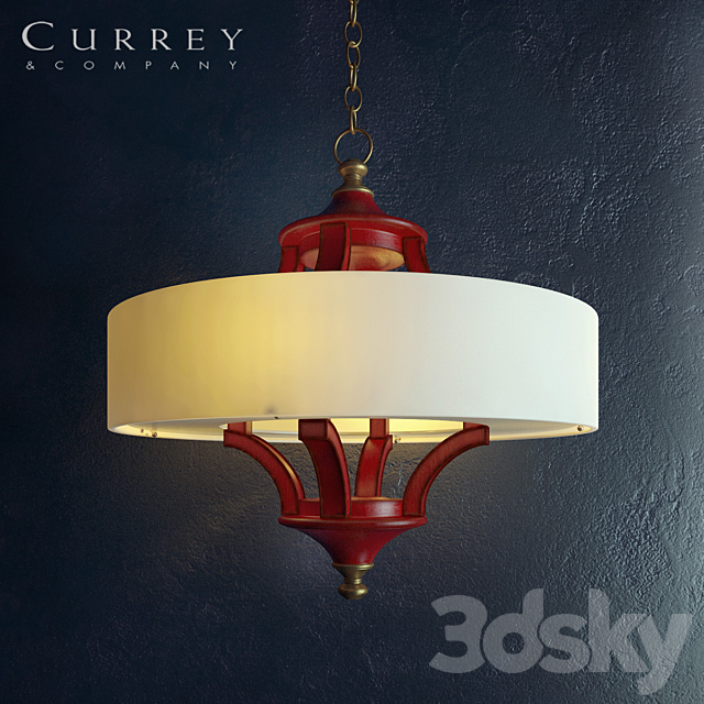 Currey and Company chandelier Shanghai 3DSMax File - thumbnail 1