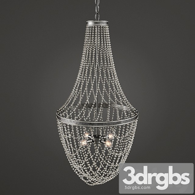 Currey And Company Gwyneth Chandelier 3dsmax Download - thumbnail 1