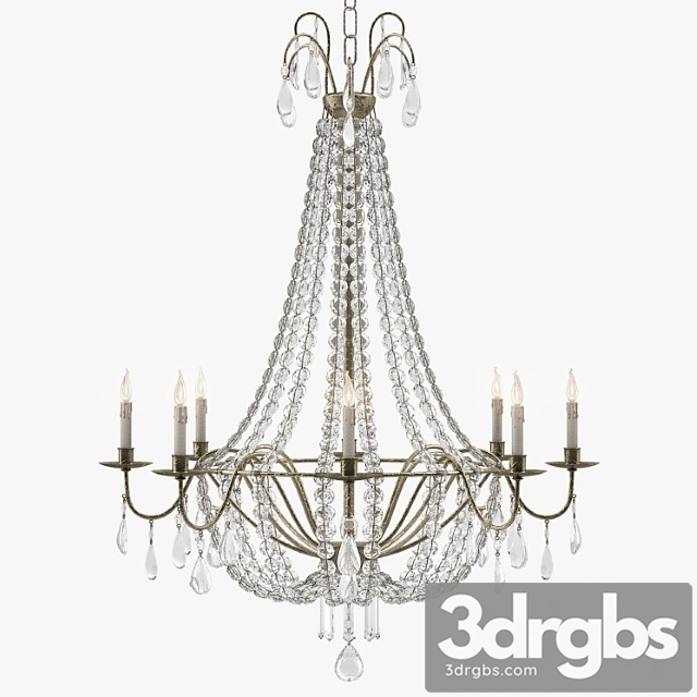 Currey Company 9876 Versailles Chandelier 3dsmax Download - thumbnail 1