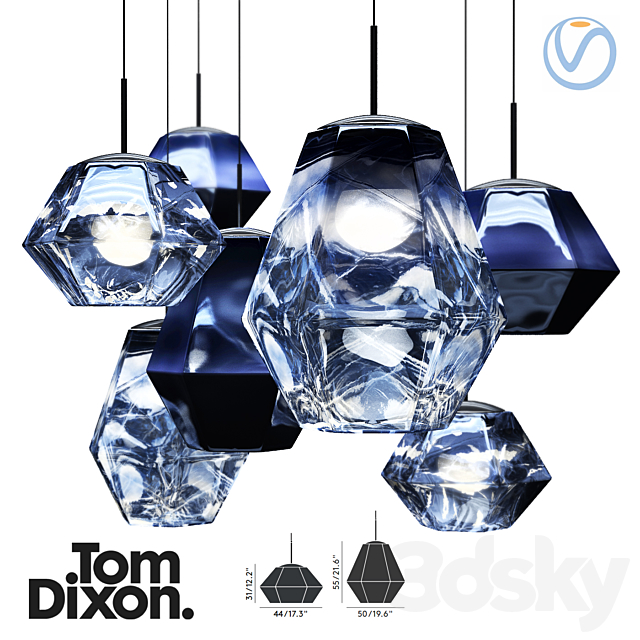 Cut Pendant Smoke Tom Dixon 3DSMax File - thumbnail 1