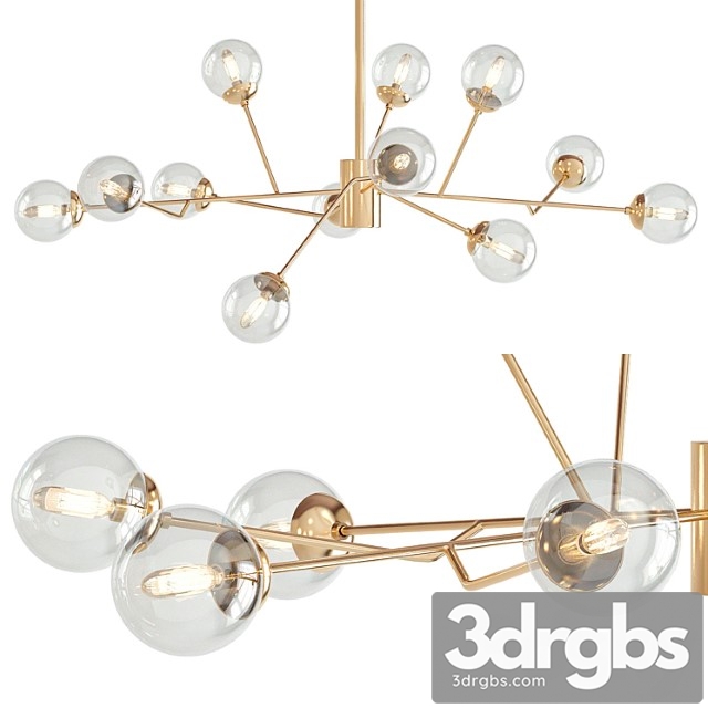 Dallas chandelier 3dsmax Download - thumbnail 1