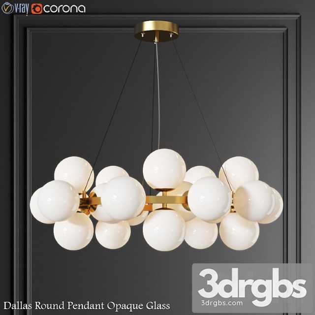 Dallas maytoni round pendant lamp 3dsmax Download - thumbnail 1