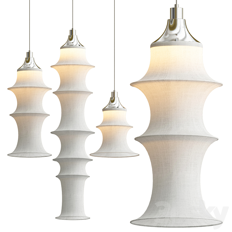 Danese Milano FALKLAND Lamps 3DS Max Model - thumbnail 1