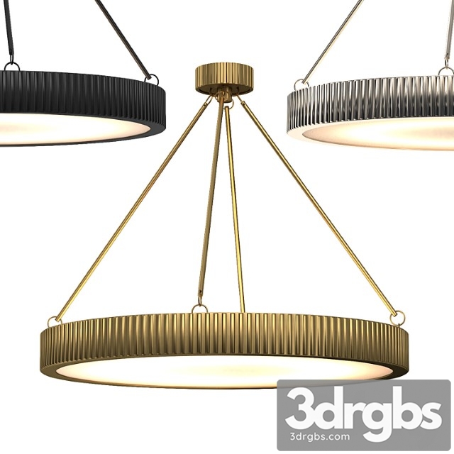 Davenport round chandelier 30 3dsmax Download - thumbnail 1