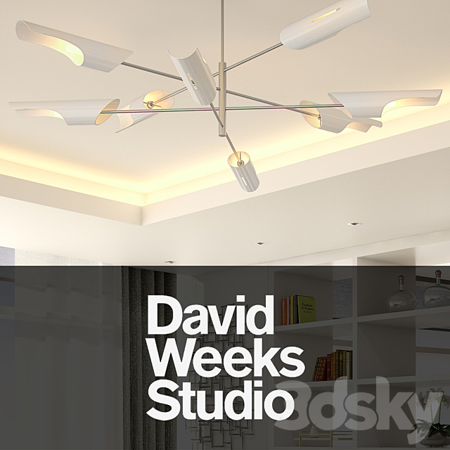 David Weeks Studio – Torroja Cross Lighting 3DS Max Model - thumbnail 3