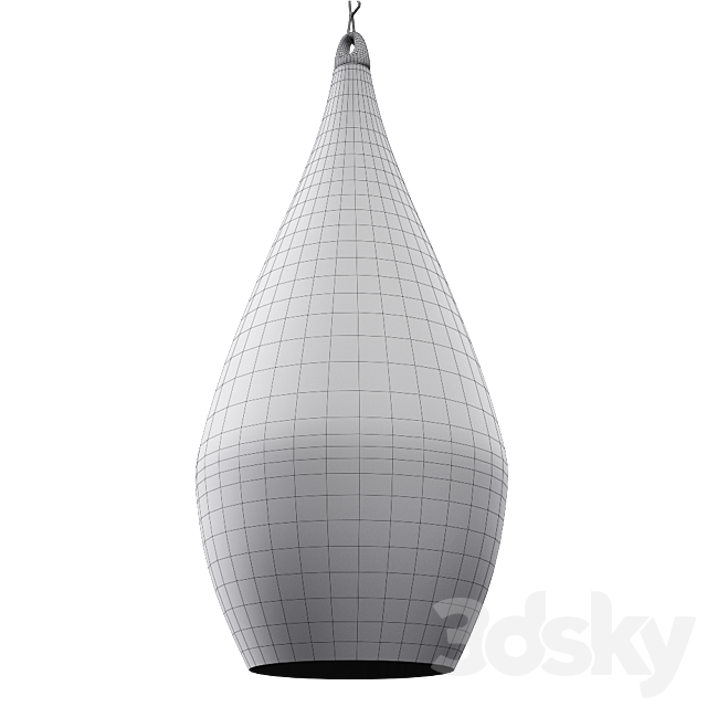 Decorative lamp with holes 3DSMax File - thumbnail 2