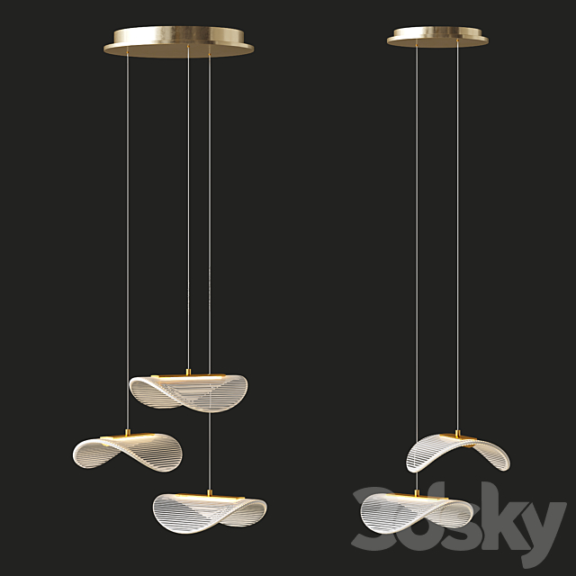 DELFINA lamps 3ds Max - thumbnail 3