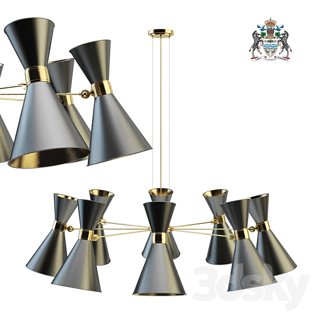 Delightfull cairo chandelier 8 3DSMax File - thumbnail 1