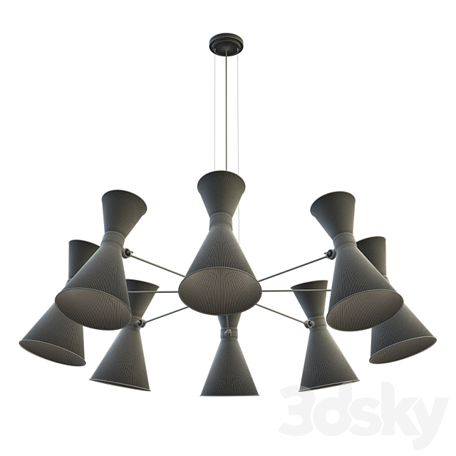 Delightfull cairo chandelier 8 3DSMax File - thumbnail 3