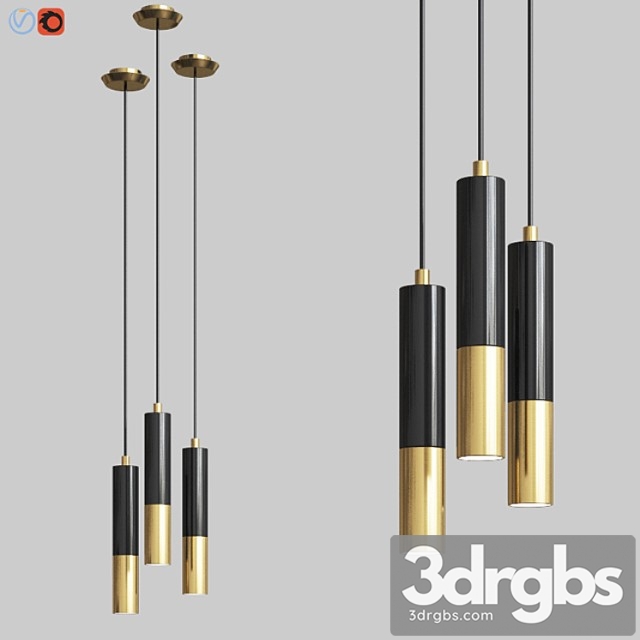 Delightfull ike pendant suspension 3dsmax Download - thumbnail 1