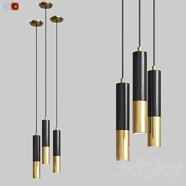 Delightfull Ike Pendant Suspension 3DSMax File - thumbnail 1