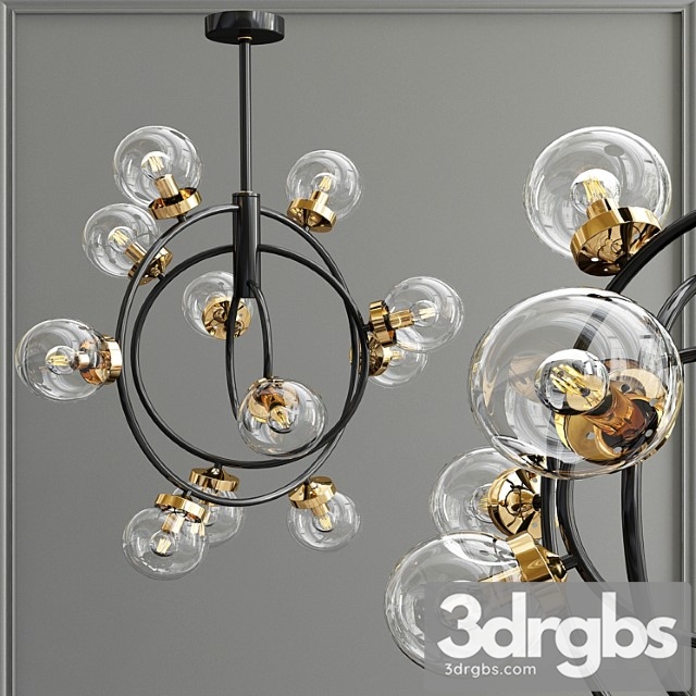 Demarkt 605013611 semi-hermetic ceiling lamp megapolis - thumbnail 1