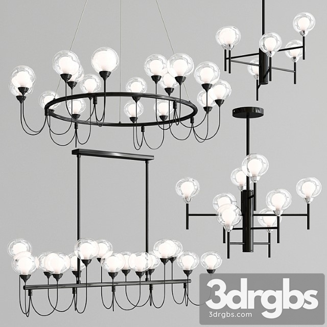 Demarkt chandelier bremen collection light 3dsmax Download - thumbnail 1