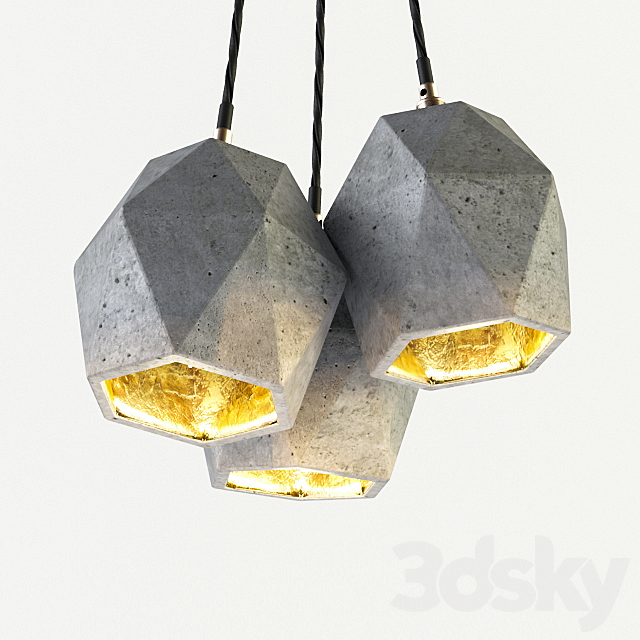 Design lamp “Sand” 3DS Max Model - thumbnail 2