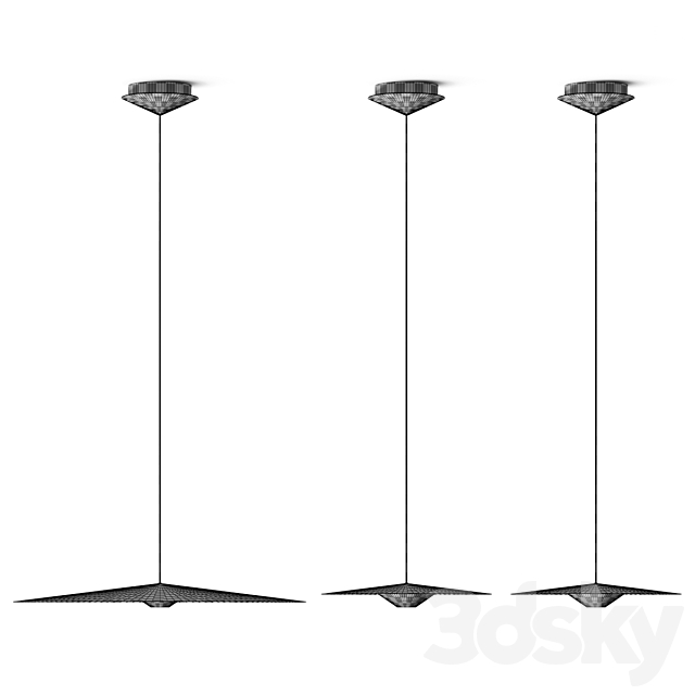 Diesel With Lodes UFO Pendant Lamps 3DS Max Model - thumbnail 3