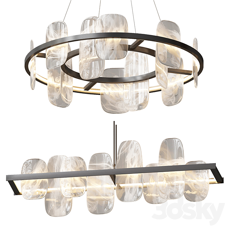 Dionis Lampatron Chandelier 3DS Max Model - thumbnail 1