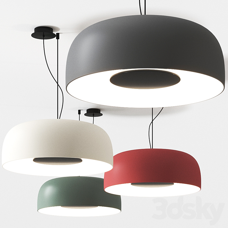 Djembé 100 by Marset Pendant lamp 3DS Max Model - thumbnail 1