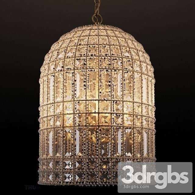 Dominique Medium Chandelier 3dsmax Download - thumbnail 1