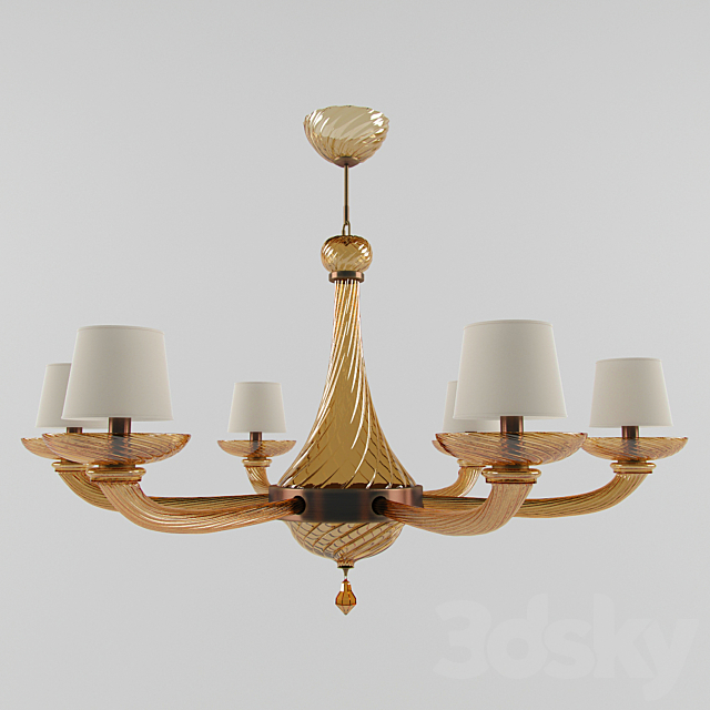 Donghia Giro Chandelier – 6 Arm 3DSMax File - thumbnail 1