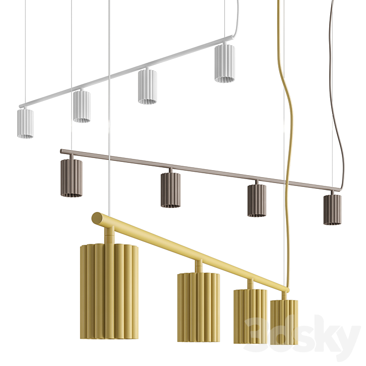 DONNA LINE Pholc | Hanging lamp 3DS Max Model - thumbnail 2