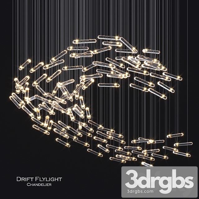 Drift Flylight Chandelier 3 3dsmax Download - thumbnail 1