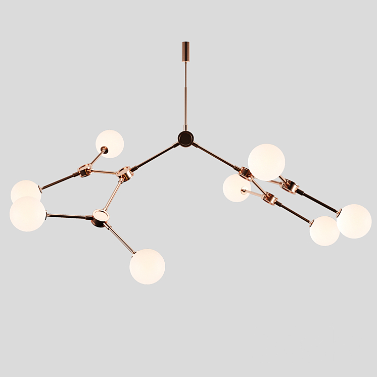 Drop chandelier bulp 3DS Max Model - thumbnail 2