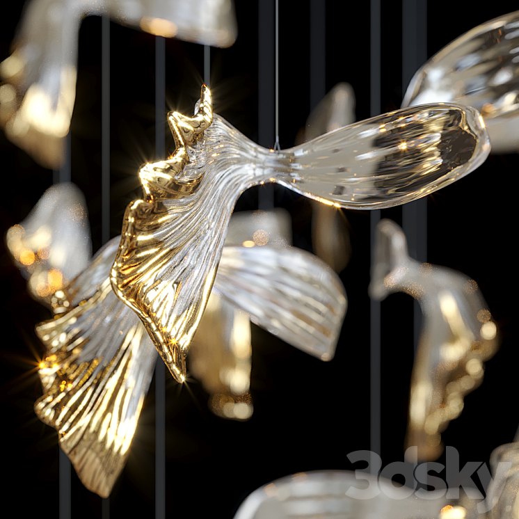 Droplight Vargov Design – Goldfish 3DS Max Model - thumbnail 2