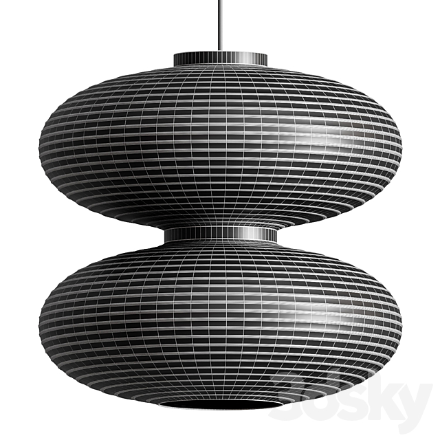 Dual pendant lamp 3DSMax File - thumbnail 3