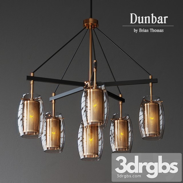 Dunbar 6 Ligt Chandelier Savoy House 3dsmax Download - thumbnail 1