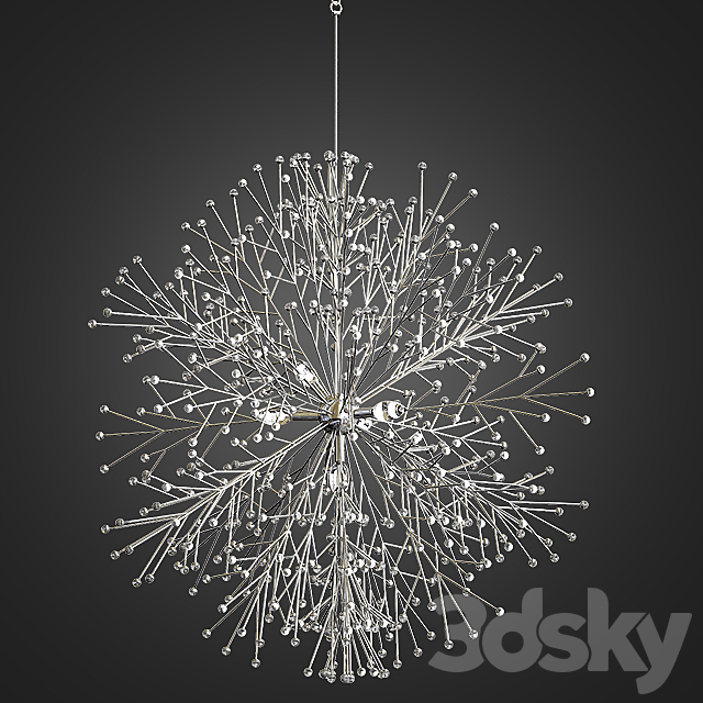 Dunkirk Chandelier by Hudson Valley Lighting 3DSMax File - thumbnail 1