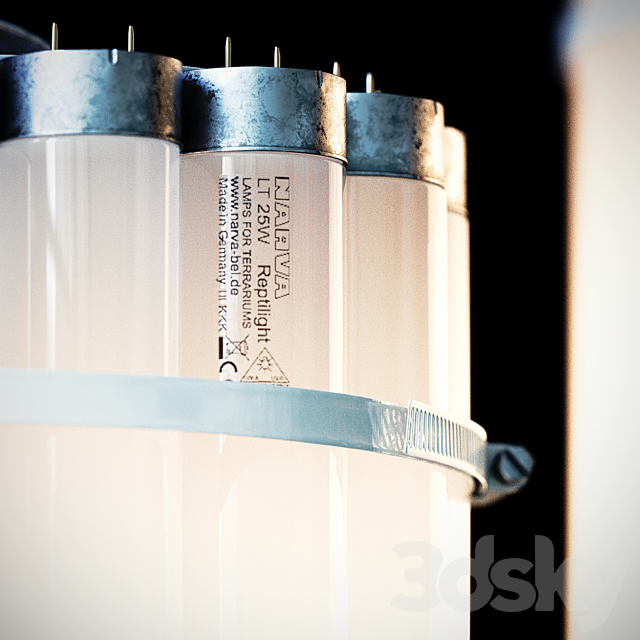 Eco lamp Vertical Tube 3DSMax File - thumbnail 2