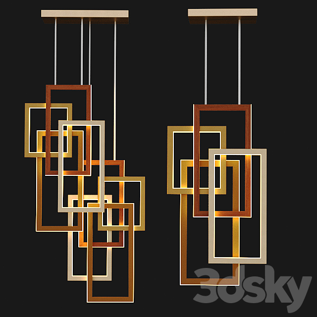 Edge Vertical pendant lamp 3DSMax File - thumbnail 1