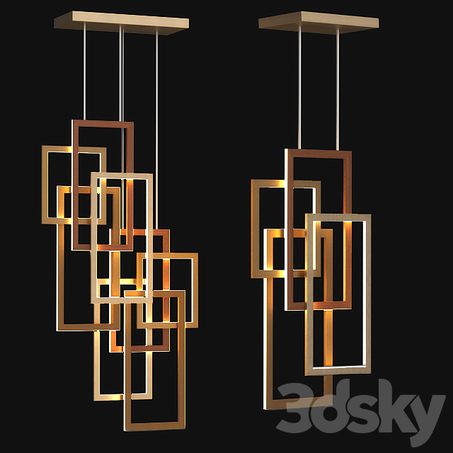 Edge Vertical pendant lamp 3DSMax File - thumbnail 2