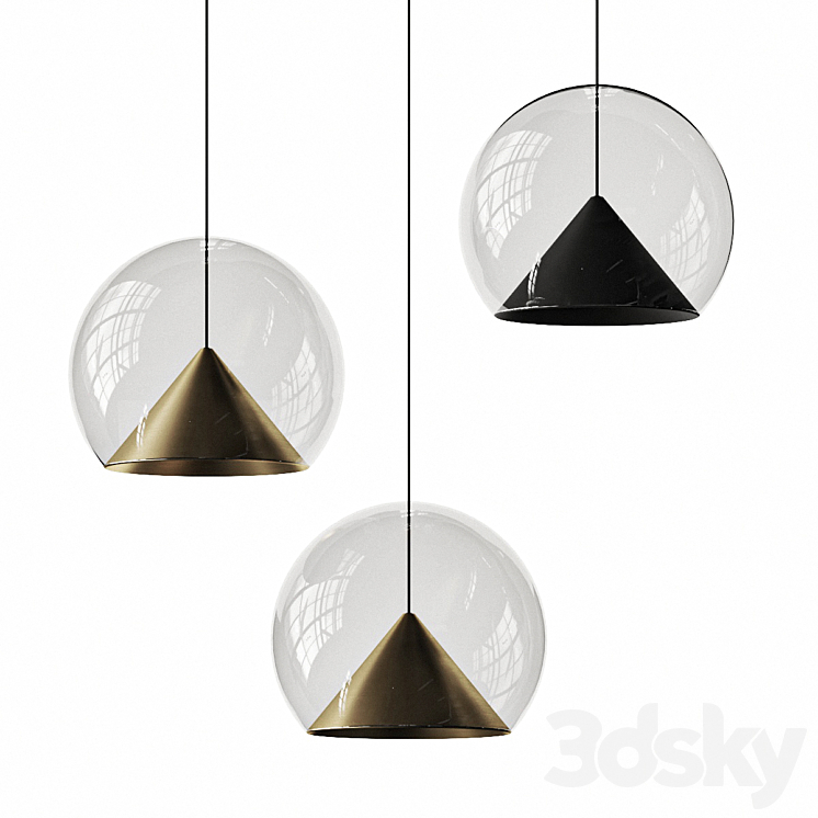 Eforma Cherry Pendant Lamp 3DS Max Model - thumbnail 1