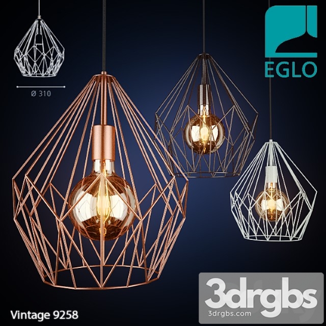 Eglo vintage 9258 3dsmax Download - thumbnail 1