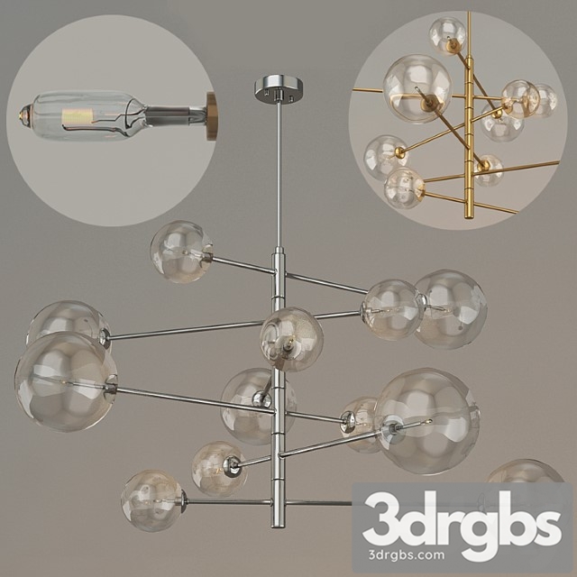 Eichholtz chandelier argento l 112076 111975 3dsmax Download - thumbnail 1