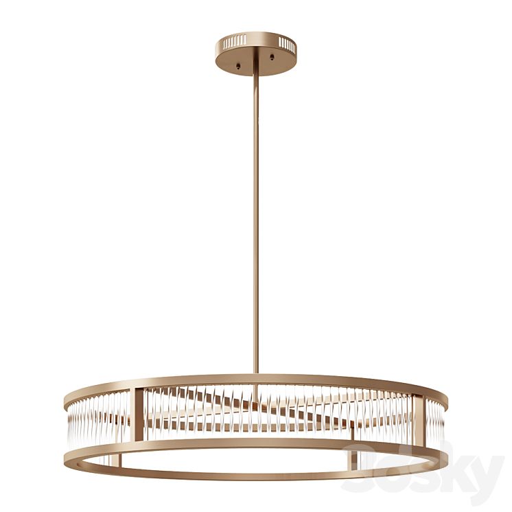 Eichholtz chandelier CHANDELIER THIBAUD L lamp 3DS Max Model - thumbnail 3