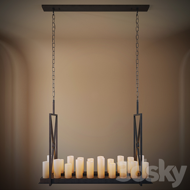 Eichholtz Chandelier Commodore 3DSMax File - thumbnail 1