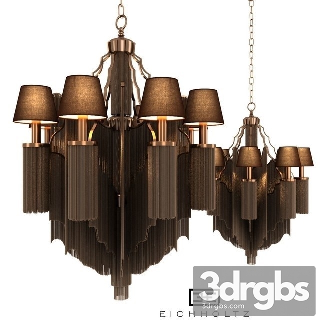 Eichholtz Chandelier Fringe L 3dsmax Download - thumbnail 1