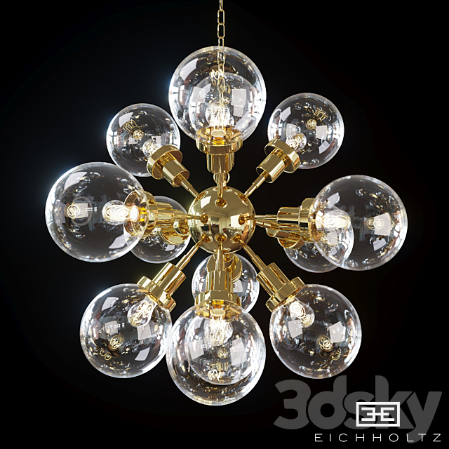 Eichholtz Chandelier Ludlow 3DSMax File - thumbnail 1