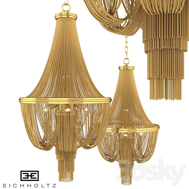 Eichholtz – Chandelier Martinez L 3DS Max Model - thumbnail 2