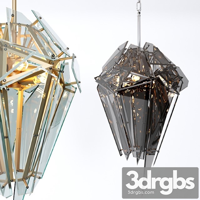 Eichholtz Chandelier Shard 3dsmax Download - thumbnail 1