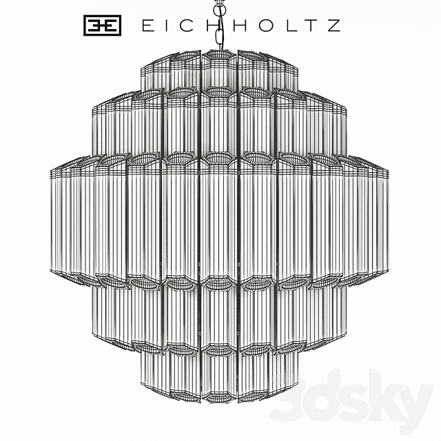 Eichholtz Chandelier Vittoria S 3DS Max Model - thumbnail 3