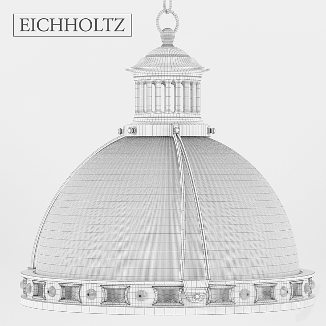 Eichholtz Conelly Pendant lamp 3DSMax File - thumbnail 3