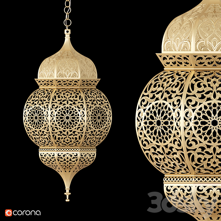 Eirqi Ceiling Pendant 3DS Max Model - thumbnail 1