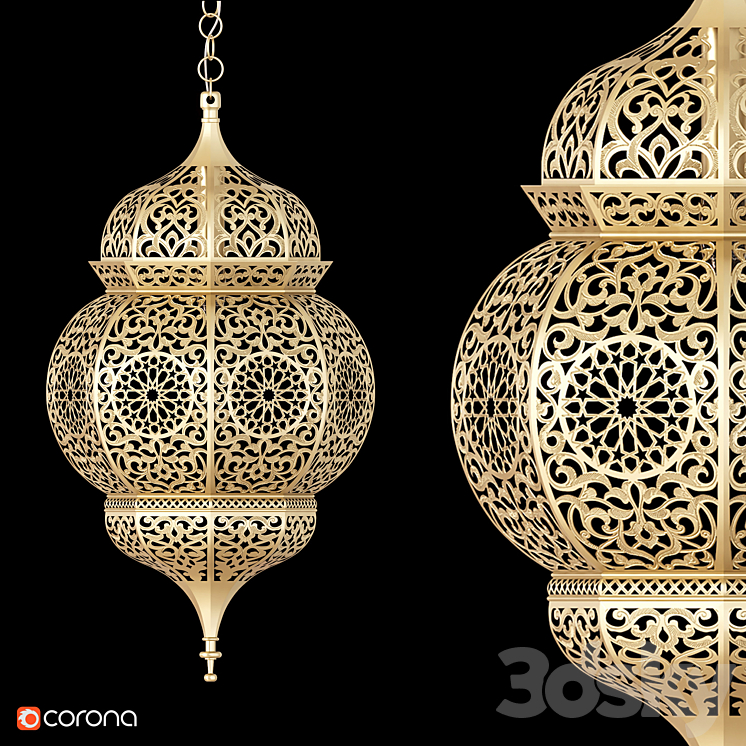 Eirqi Ceiling Pendant ML938-1 3DS Max Model - thumbnail 1